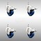 Service Caster 3 Inch 316SS Solid Polyurethane Wheel Swivel 12mm Stem Caster Set Lock Brake SCC-SS316TSTTL20S314-SPUS-M1215-4 - alternate 1